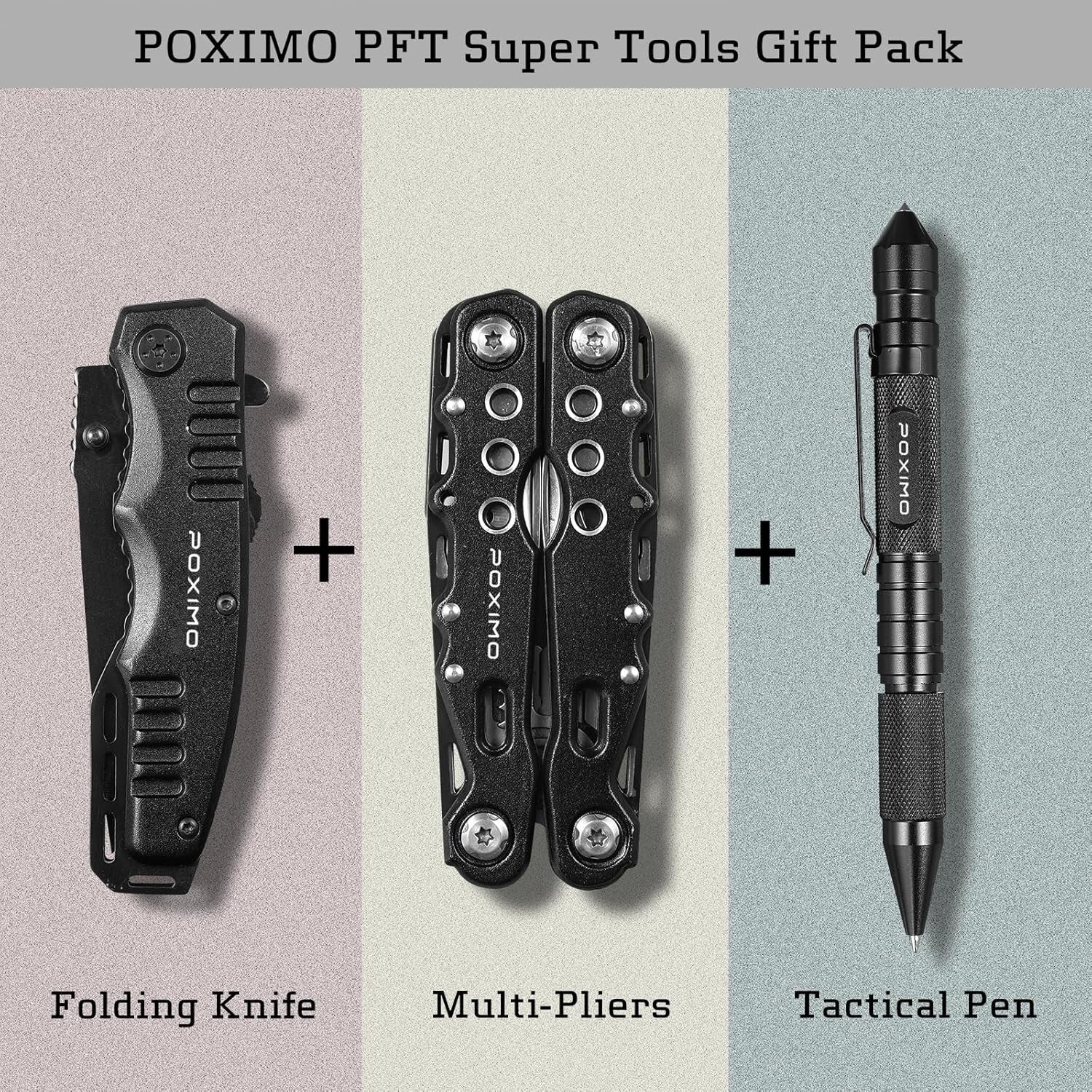 Compact Multitool Gift Set - 14-in-1 EDC Kit with Tactical Pen & Pocket Knife