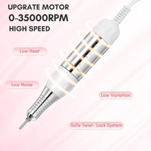 Load image into Gallery viewer, High-Speed Nail Efile Machine with Adjustable RPM and Professional Accessories