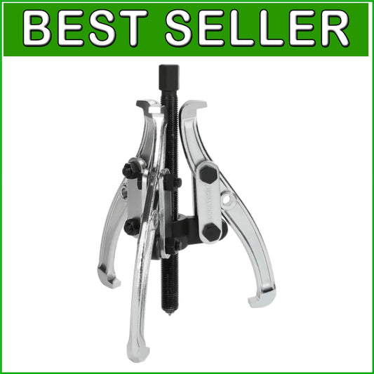 8-Inch 3-Jaw Gear Puller Tool - Durable CR-V Steel for Gears, Pulleys & Bearings