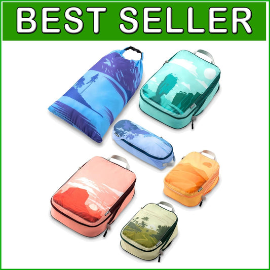 Expandable Compression Packing Cubes - Maximize Carry-On Space Effortlessly