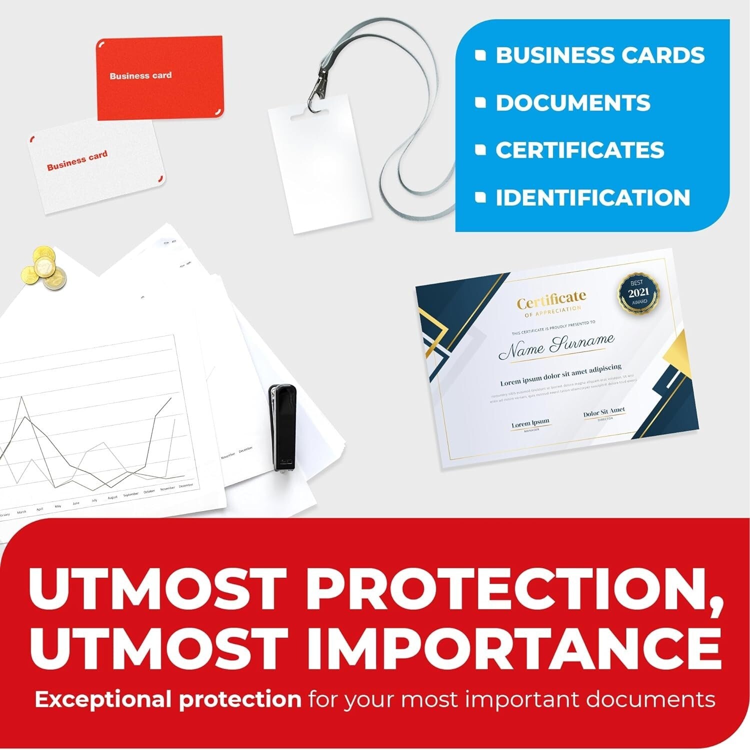 Professional Quality 5MIL Thermal Laminating Sheets - Ideal for Home & Business