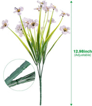 Load image into Gallery viewer, Stunning UV-Resistant White Faux Flowers – Perfect for Gardens &amp; Celebrations
