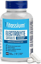 Load image into Gallery viewer, High Sodium Diet Electrolyte Capsules, Gluten-Free, Easy to Digest - 200 Caps