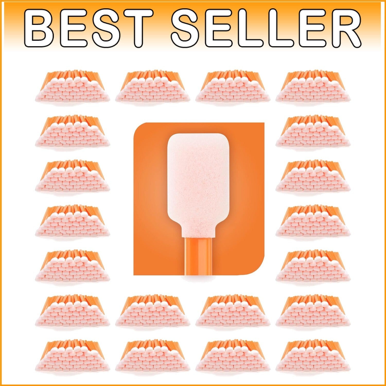 Alcohol-Compatible Foam Cleaning Swabs – 5.25” for Professional & Household Use