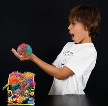 Load image into Gallery viewer, Assorted Rainbow Fuzzy Rubber Balls - 24 Pack Sensory Toy Set for Kids &amp; Adults