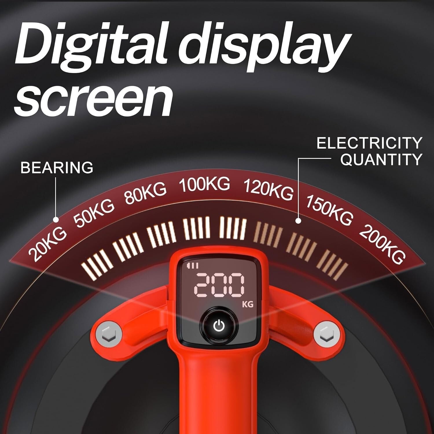 Automatic Vacuum 8-Inch Suction Cup with Digital Display for Safe Glass Handling