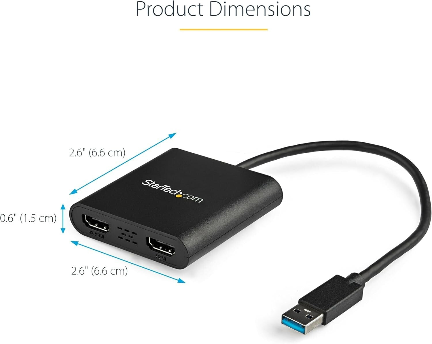 Enhance Workstation Efficiency with USB to Dual HDMI Adapter, 4K Support