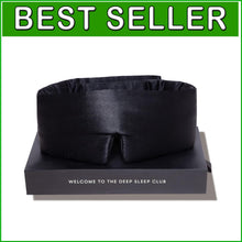 Load image into Gallery viewer, Adjustable Silk Sleep Mask with Cloud-Like Padding – Total Darkness &amp; Comfort