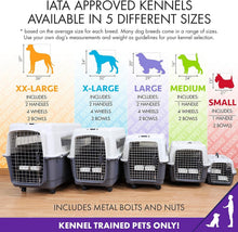 Load image into Gallery viewer, Spacious 39.5 Inch XXL Plastic Dog Crate with Easy Assembly &amp; Transport