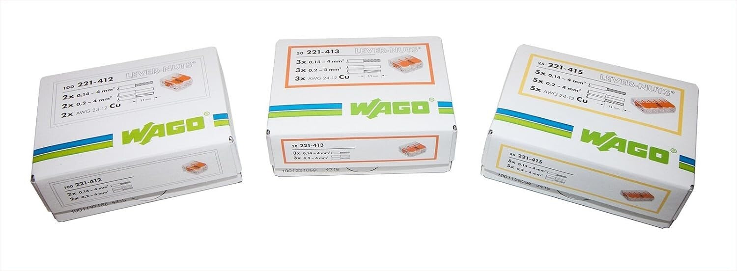 Wire Connector Assortment Pack - 175pc LEVER-NUTS for Fast, Reliable Connections