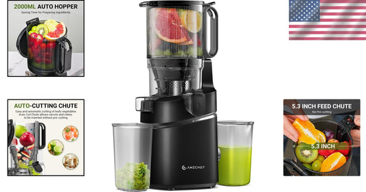 Durable Home Juicer Machine with Triple Filtration for Ultra-Smooth Juice