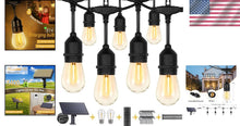 Load image into Gallery viewer, Remote Control Solar String Lights 100FT - 30+2 Shatterproof Bulbs for Parties