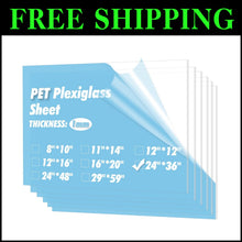 Load image into Gallery viewer, Versatile 5-Pack of 24"x36" Clear PET Sheets - Perfect for Signage &amp; Frames