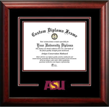Load image into Gallery viewer, NCAA Spirit Diploma Frame in Arizona State Design, 8.5x11 Document Display