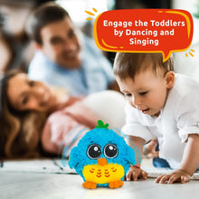 Load image into Gallery viewer, Mr. Blue Singing Bird Toy - Interactive Sound and Touch for Infants &amp; Toddlers