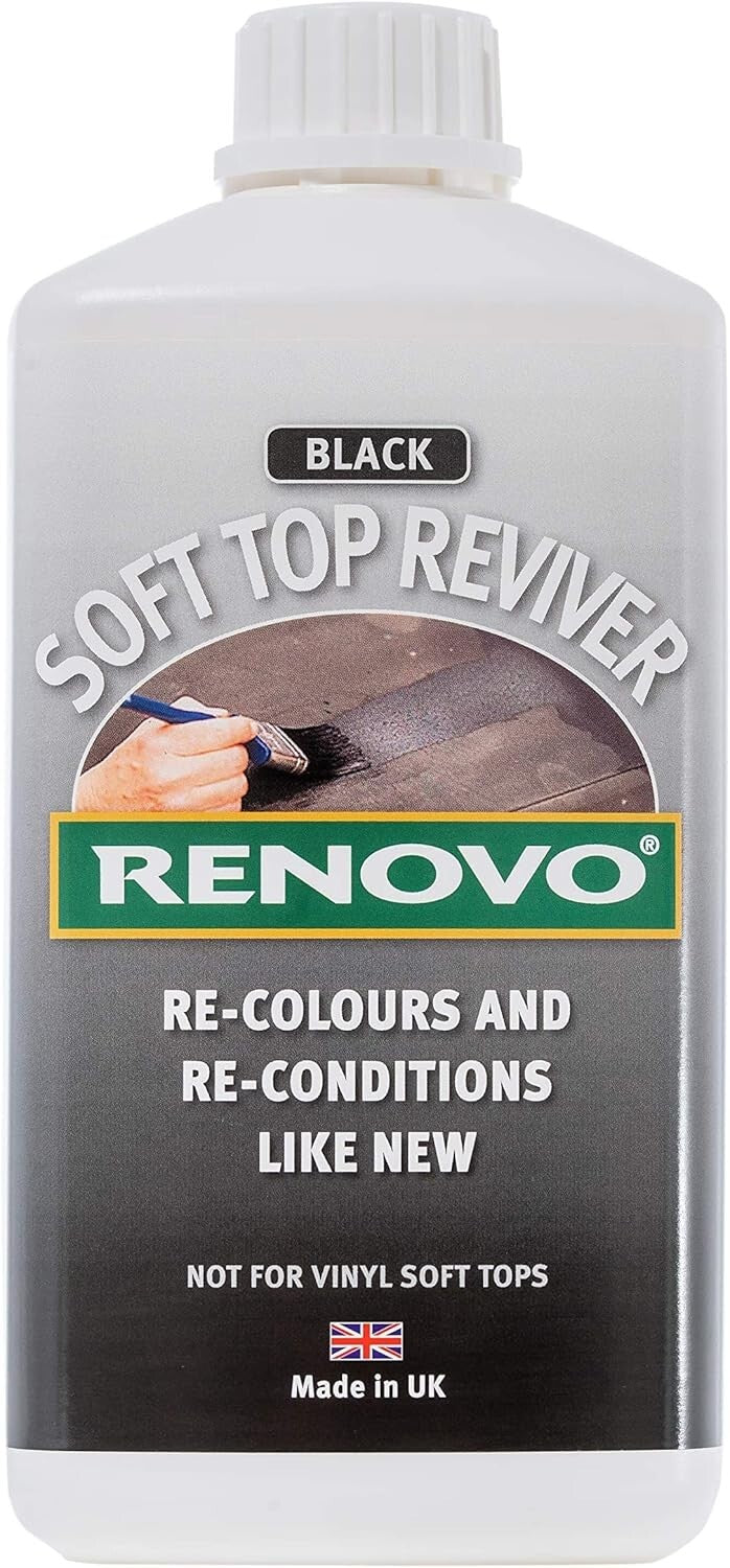 500ml Black Soft Top Reviver - Restore Faded Fabric with Residue-Free Formula