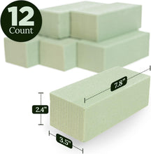 Load image into Gallery viewer, Bulk Pack of 12 Premium Foam Blocks for All Floral Projects and Crafts