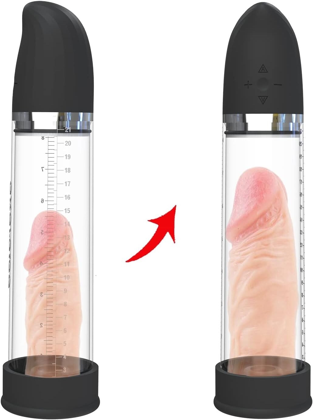 Rechargeable Electric Penis Pump with 5 Suction Levels for Stronger Erections