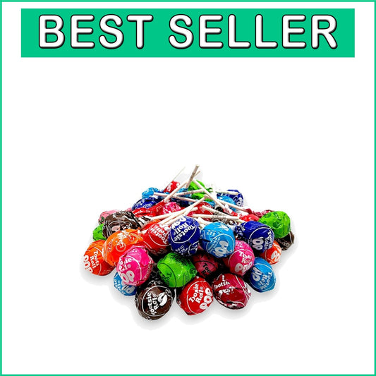 120 Count Bulk Tootsie Rol Lollipops - Peanut & Gluten Free, 9 Delicious Flavors