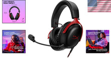 Load image into Gallery viewer, Durable Cloud III Wired Gaming Headset – 53mm Drivers &amp; Noise-Cancelling Mic