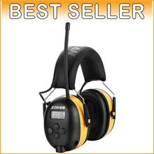 Load image into Gallery viewer, User-Friendly Hearing Protection Headphones with AM/FM Radio &amp; Comfort Features