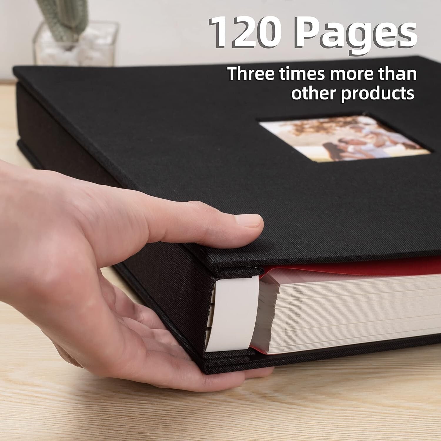 Customizable Retro Photo Album with Linen Cover - Perfect Gift for All Occasions