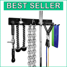 Load image into Gallery viewer, Omega Gym Wall Organizer: 23-Inch Heavy-Duty Rack for Ultimate Gear Storage