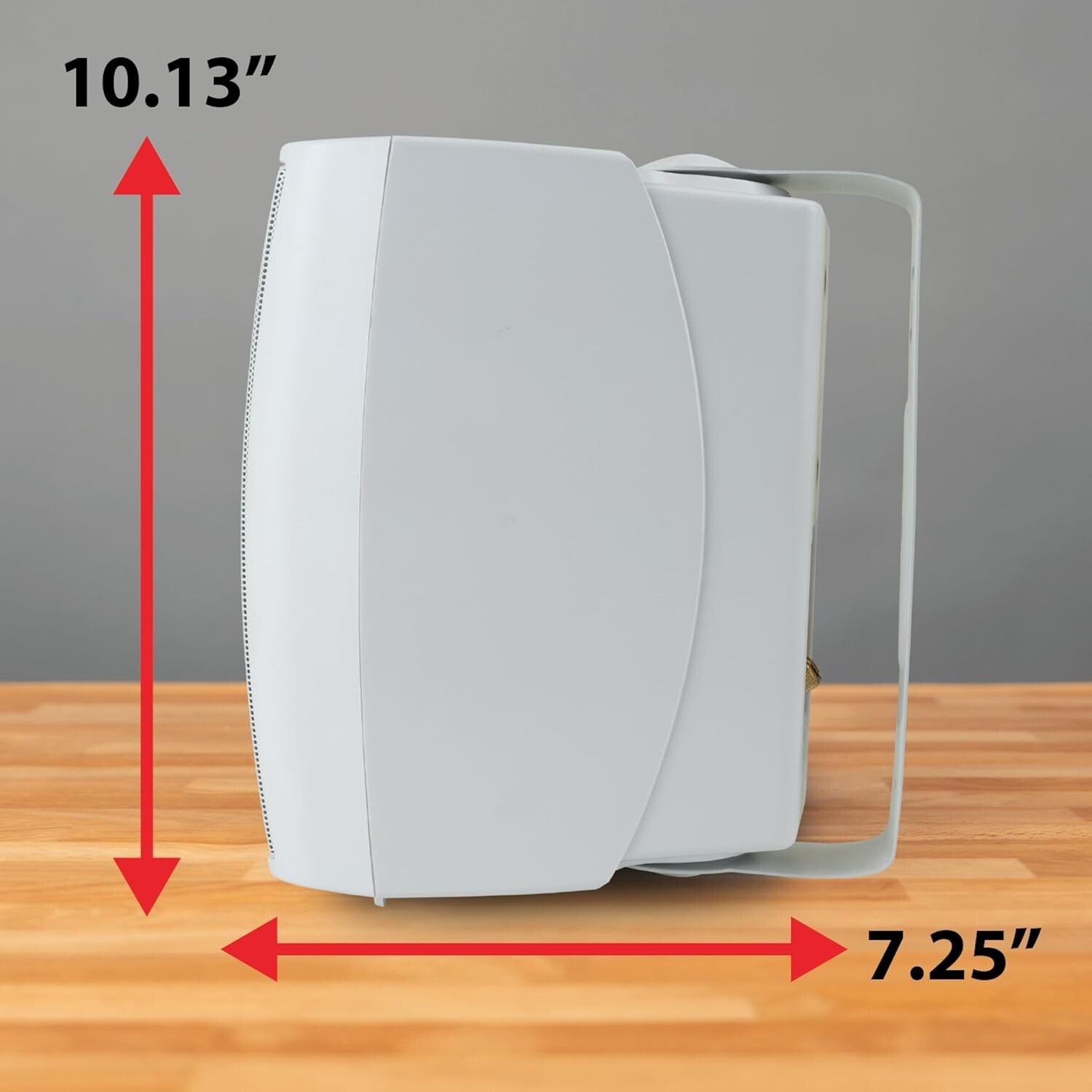 Durable 5.25” 3-Way Speakers for Indoor & Outdoor Use - Elegant White Finish