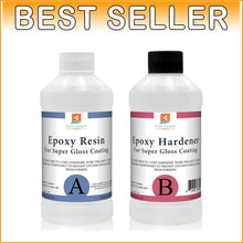 Load image into Gallery viewer, All-in-One 32 Oz Epoxy Resin Kit for Custom Projects - UV &amp; Water Resistant