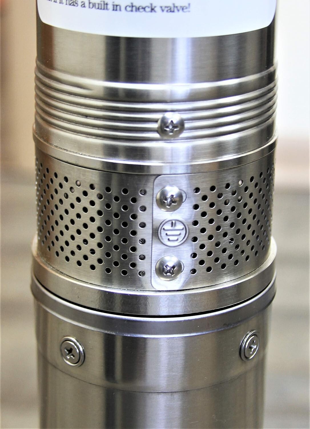 Efficient 2HP Deep Well Pump - 35 GPM with Thermal Protection & Stainless Steel