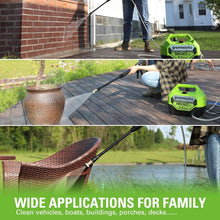 Load image into Gallery viewer, Powerful 1.1 GPM Electric Pressure Washer with Quick Connect Tips &amp; Accessories