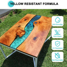 Load image into Gallery viewer, Durable Crystal Clear Epoxy Resin Kit - Ideal for Wood Coating &amp; Art Projects