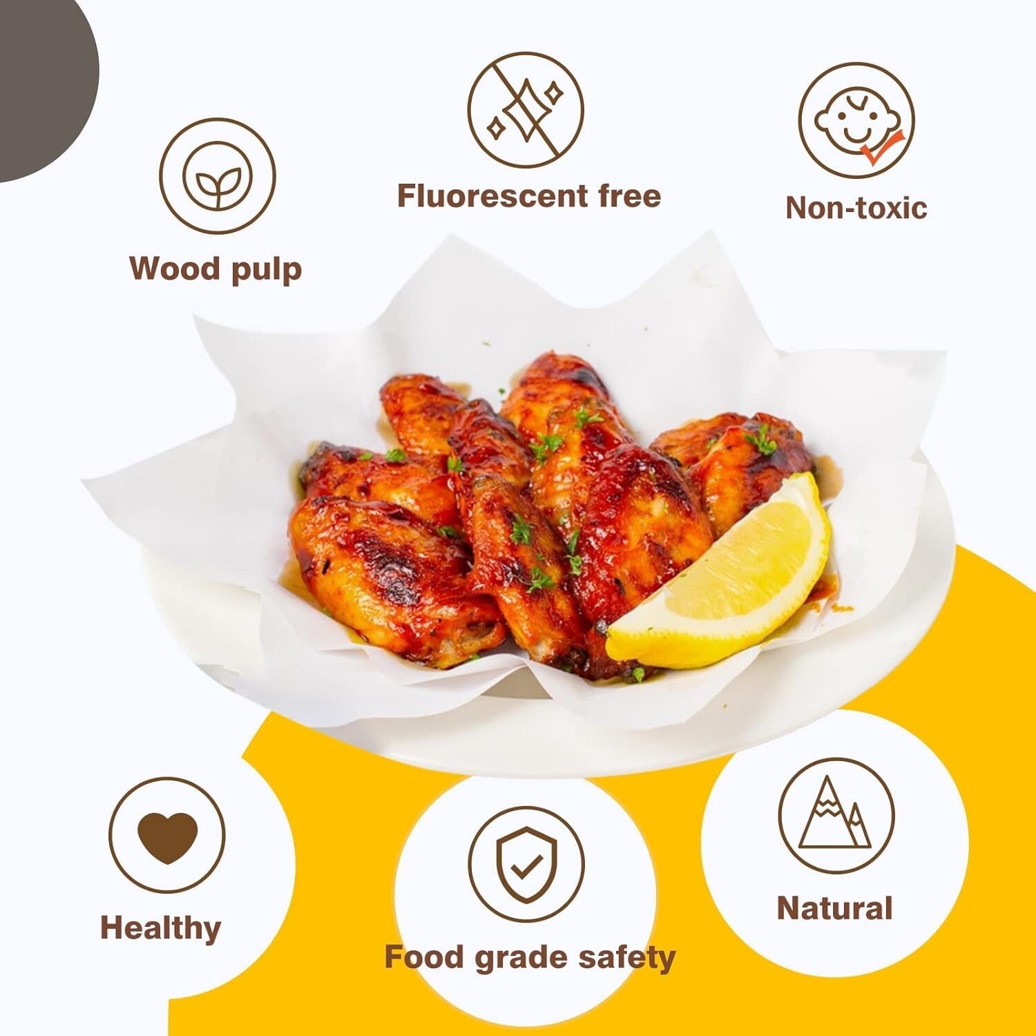 16x24 Inches Unbleached Parchment Paper – 500 Count Multi-Use Cooking Sheets