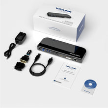Load image into Gallery viewer, USB 3.0 Docking Station for Mac &amp; Windows – Dual Monitor with HDMI/DVI, 6 Ports
