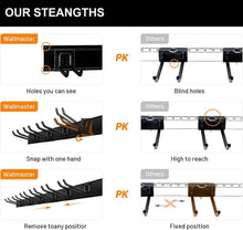 Load image into Gallery viewer, Durable Wall Mount Garden Tool Rack with Adjustable Hooks &amp; Heavy Load Capacity