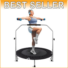 Load image into Gallery viewer, Portable 36/40" Mini Trampoline with Carry Bag - Ideal for Fitness Training