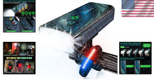 Load image into Gallery viewer, 10-Mode USB Rechargeable Bike Lights: Headlight &amp; Taillight for Night Cyclists