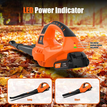 Load image into Gallery viewer, Portable 21V Leaf Blower with Fast Charger - Ideal for Yard and Sidewalk Cleanup