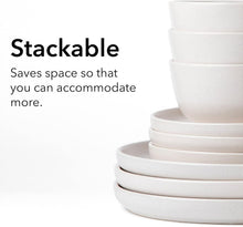 Load image into Gallery viewer, Beautifully Designed 16-PC Round Dinnerware Set - Dishwasher &amp; Microwave Safe