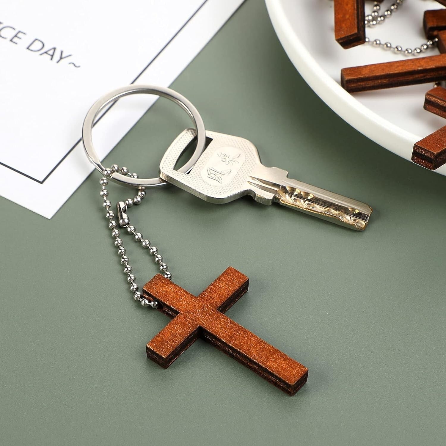 Versatile Mini Christian Cross Charms - Perfect for Jewelry Crafting & Decor
