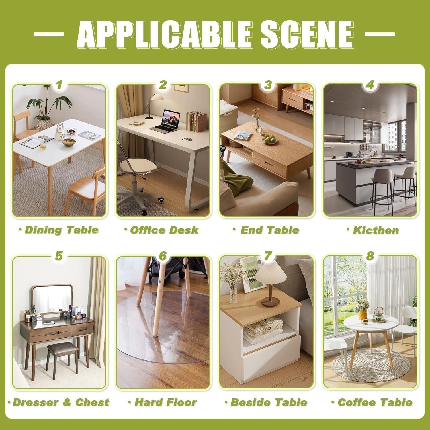 Clear Table Cover Protector 60x108 inches - 2mm Thick & Waterproof Excellence