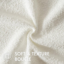 Load image into Gallery viewer, Timeless Solid Boucle Pillow Covers 24x24 Inches for Stylish Living Rooms