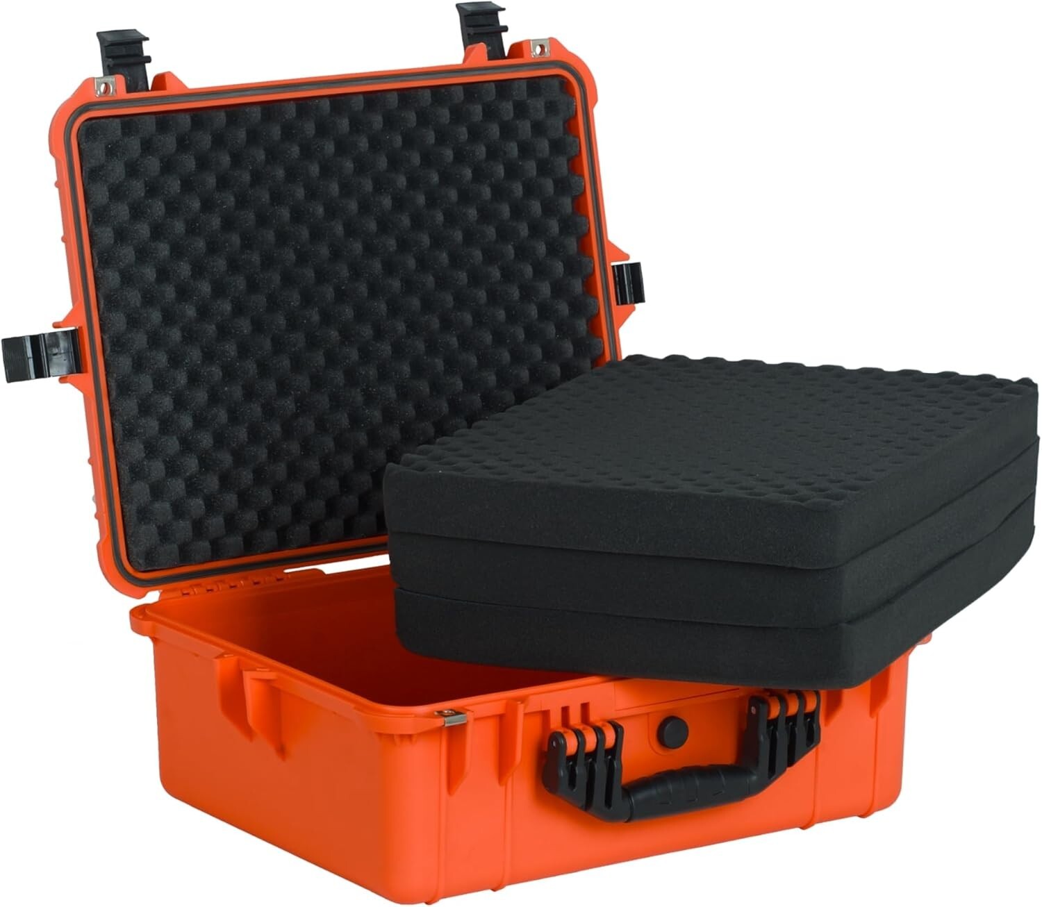 Compact IP67 Waterproof Hard Case with Foam for Camera & Drone - 20.62x16.85 in