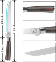 Load image into Gallery viewer, Ultra-Sharp 6.8-Inch Boning Knife - Professional-Grade German Steel &amp; Pakkawood