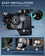 Load image into Gallery viewer, Durable 2009-2014 F150 Headlights - Easy Installation &amp; Adjustable Beam Level