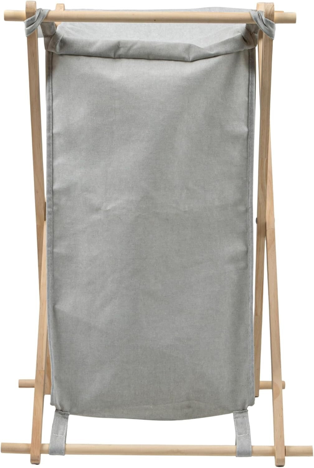 Elegant X-Frame Laundry Hamper with Removable Bag - Perfect for Small Spaces