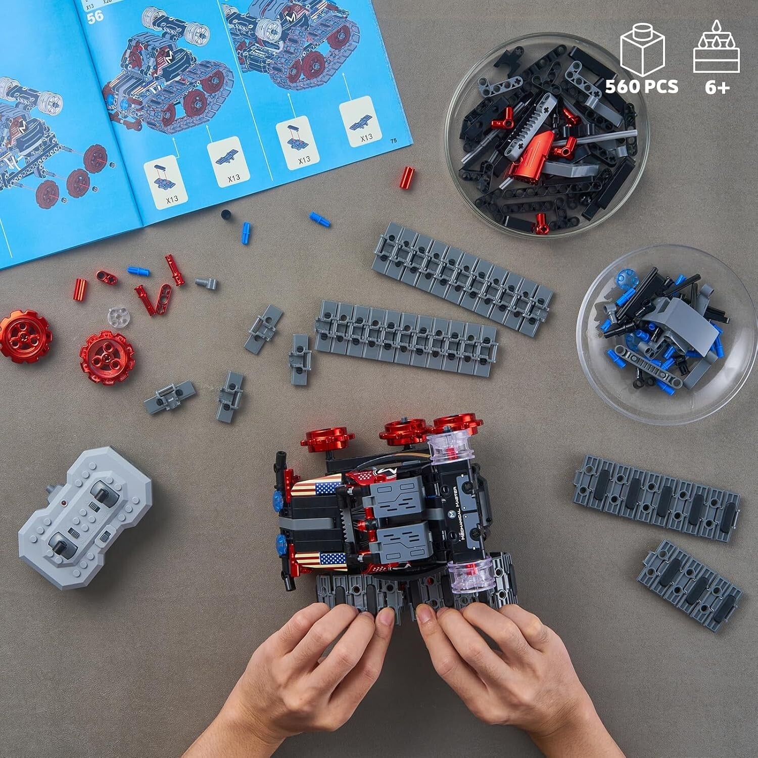 Engaging STEM Building Toys: 4-in-1 Remote-Controlled Designs for Ages 6-12