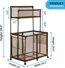 Load image into Gallery viewer, Versatile Mesh Rolling Bin for Pool Noodles, Floats &amp; Toys - Tool-Free Assembly