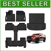 Load image into Gallery viewer, Luxury Black Thermoplastic Floor Mats Set for Hyundai Palisade - 3D Laser Fit