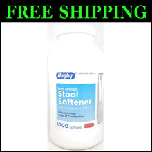 Load image into Gallery viewer, Stool Softener 250mg Docusate Sodium Softgels – Stimulant-Free Relief 1000 Count